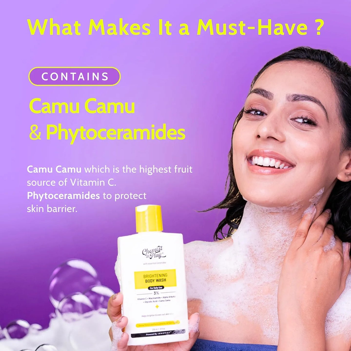 Chemist at Play Brightening Body Wash with Vitamin C & Niacinamide