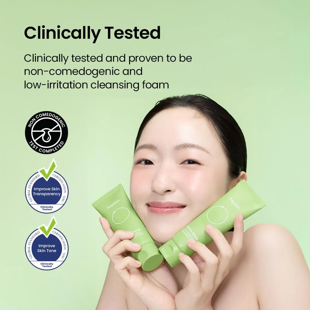 beplain - Mung Bean Ph-balanced Cleansing Foam