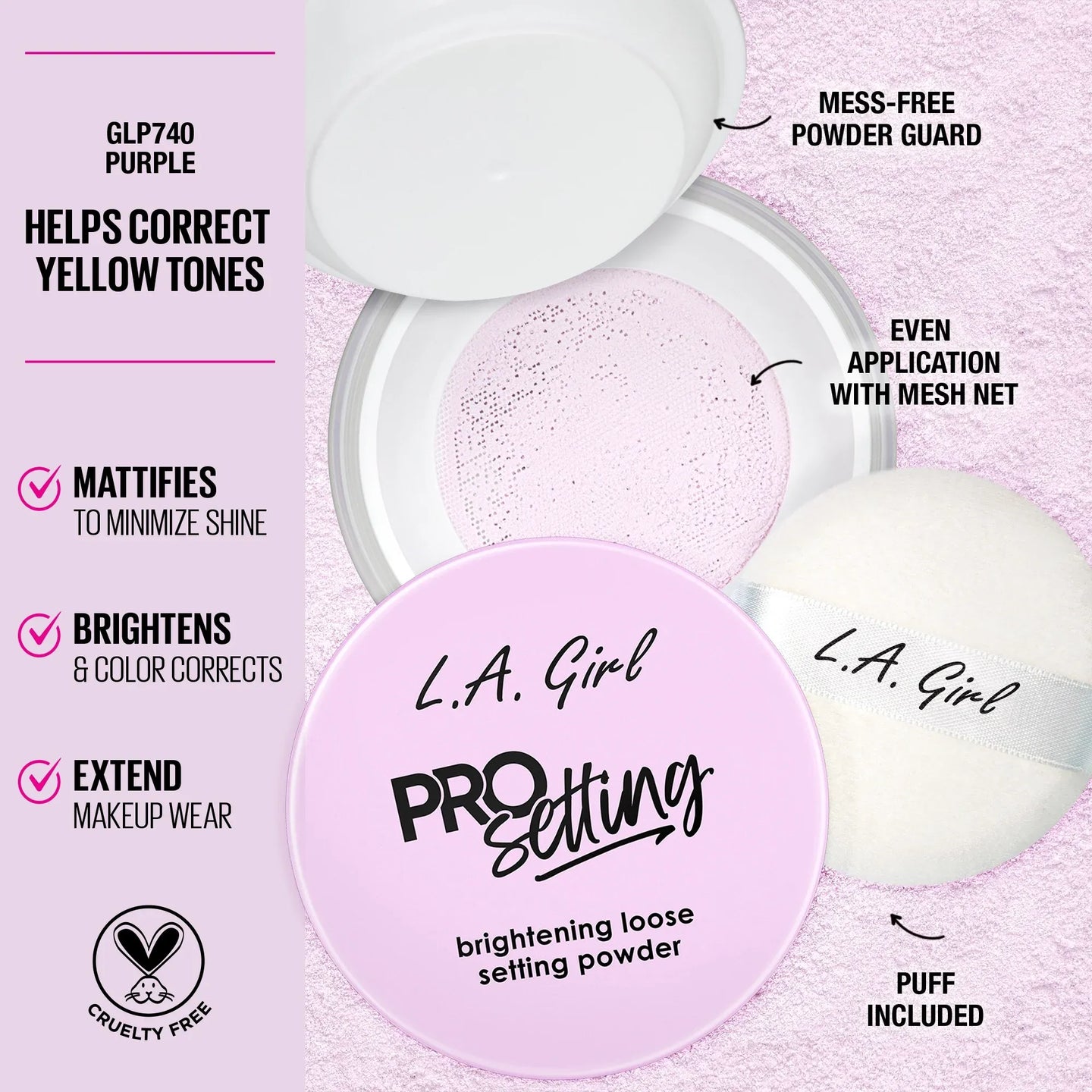 L.A. Girl Pro Setting Brightening Loose Setting Powder 5g
