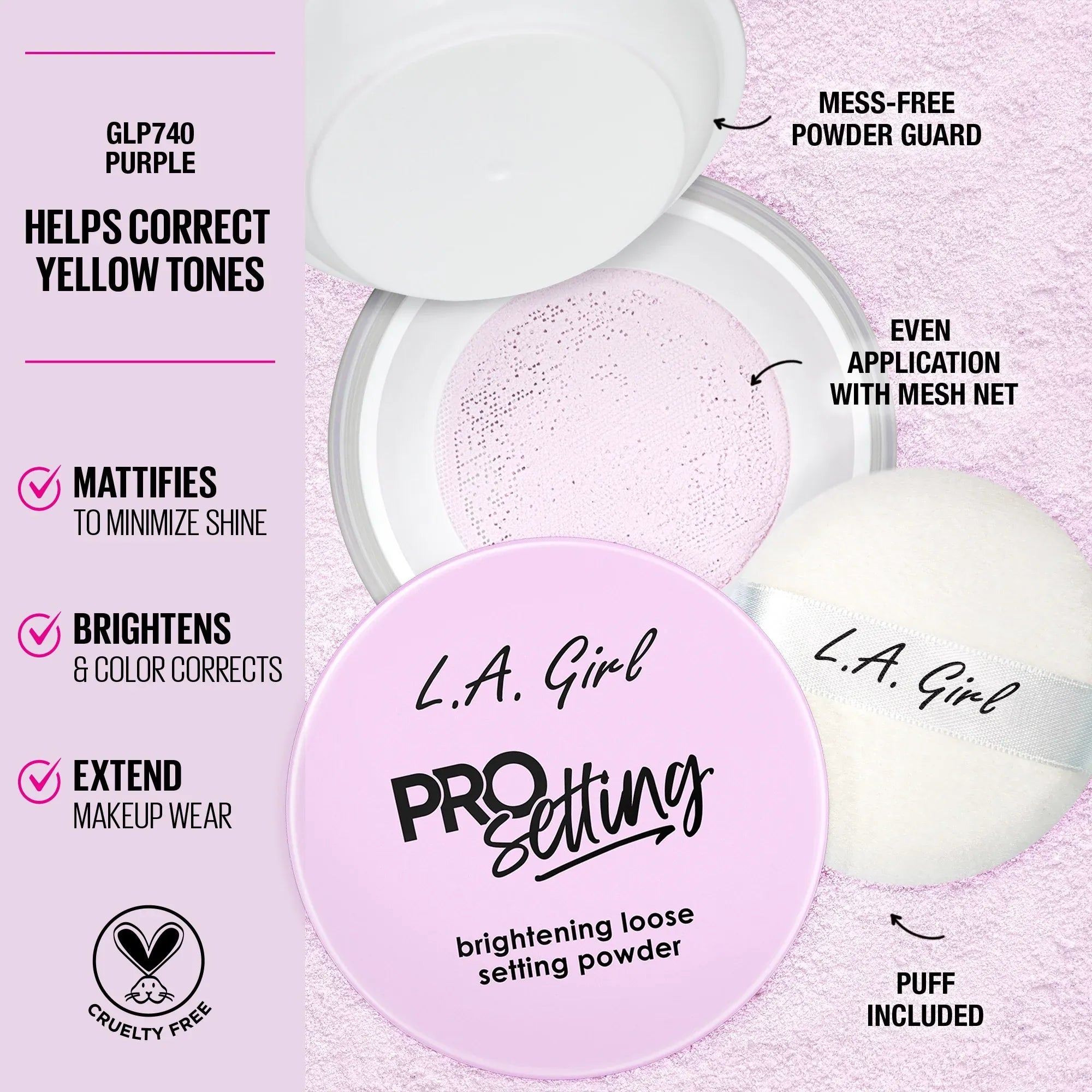 L.A. Girl Pro Setting Brightening Loose Setting Powder 5g
