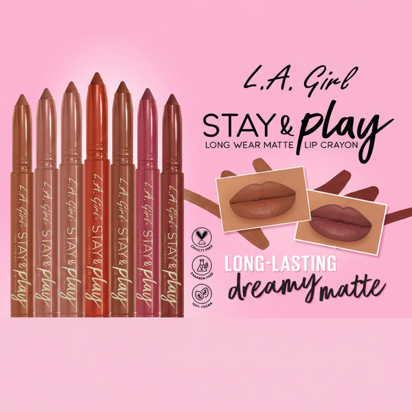 L.A Girl Stay and Play Lip Crayon