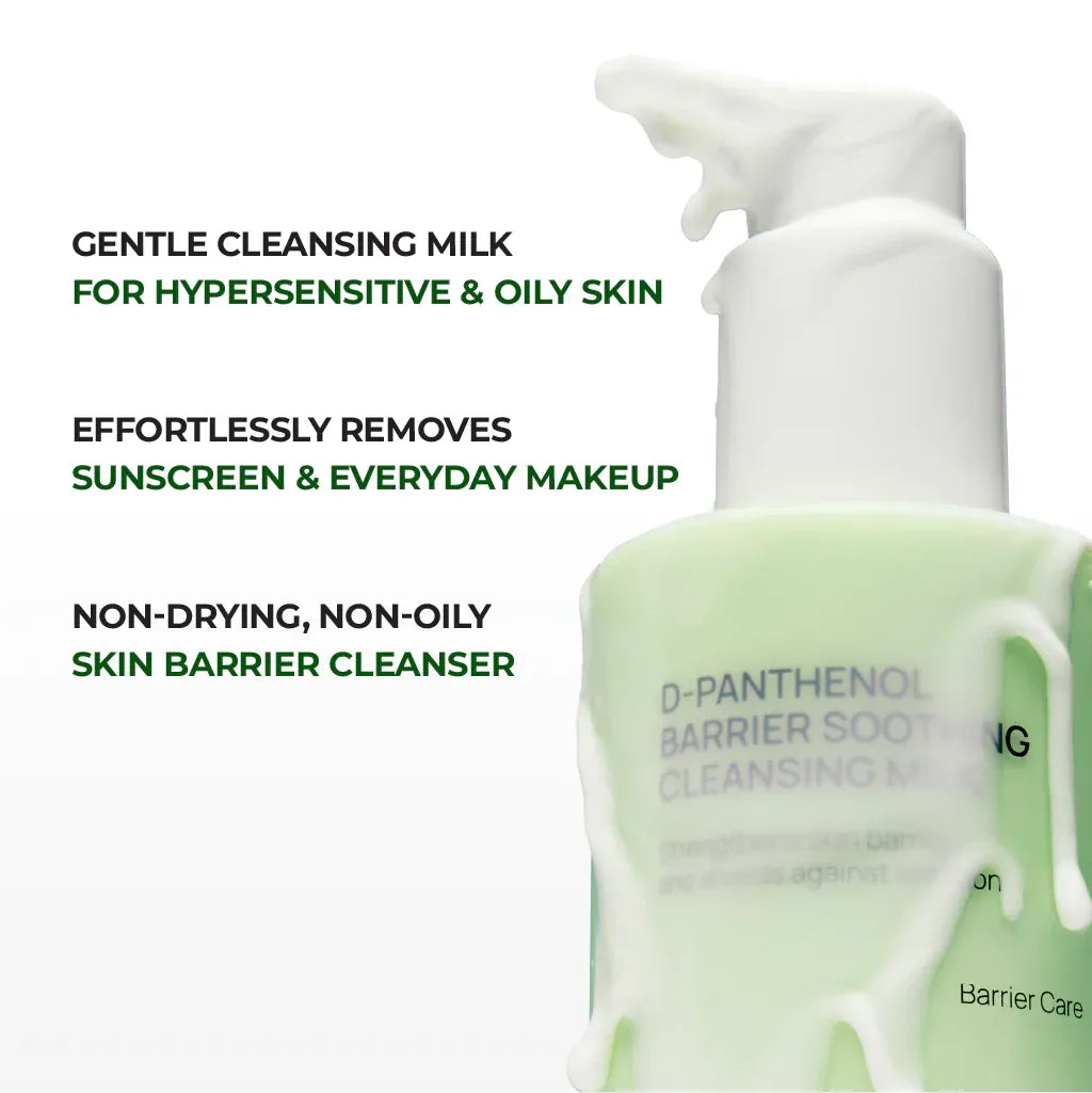 JUMISO D-Panthenol Barrier Soothing Cleansing Milk