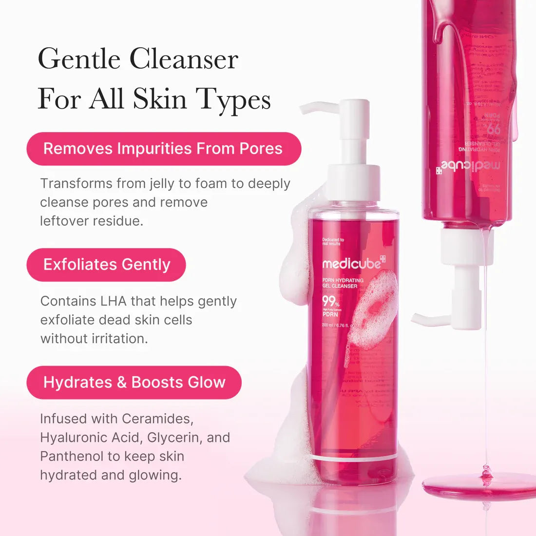 medicube - PDRN Hydrating Gel Cleanser