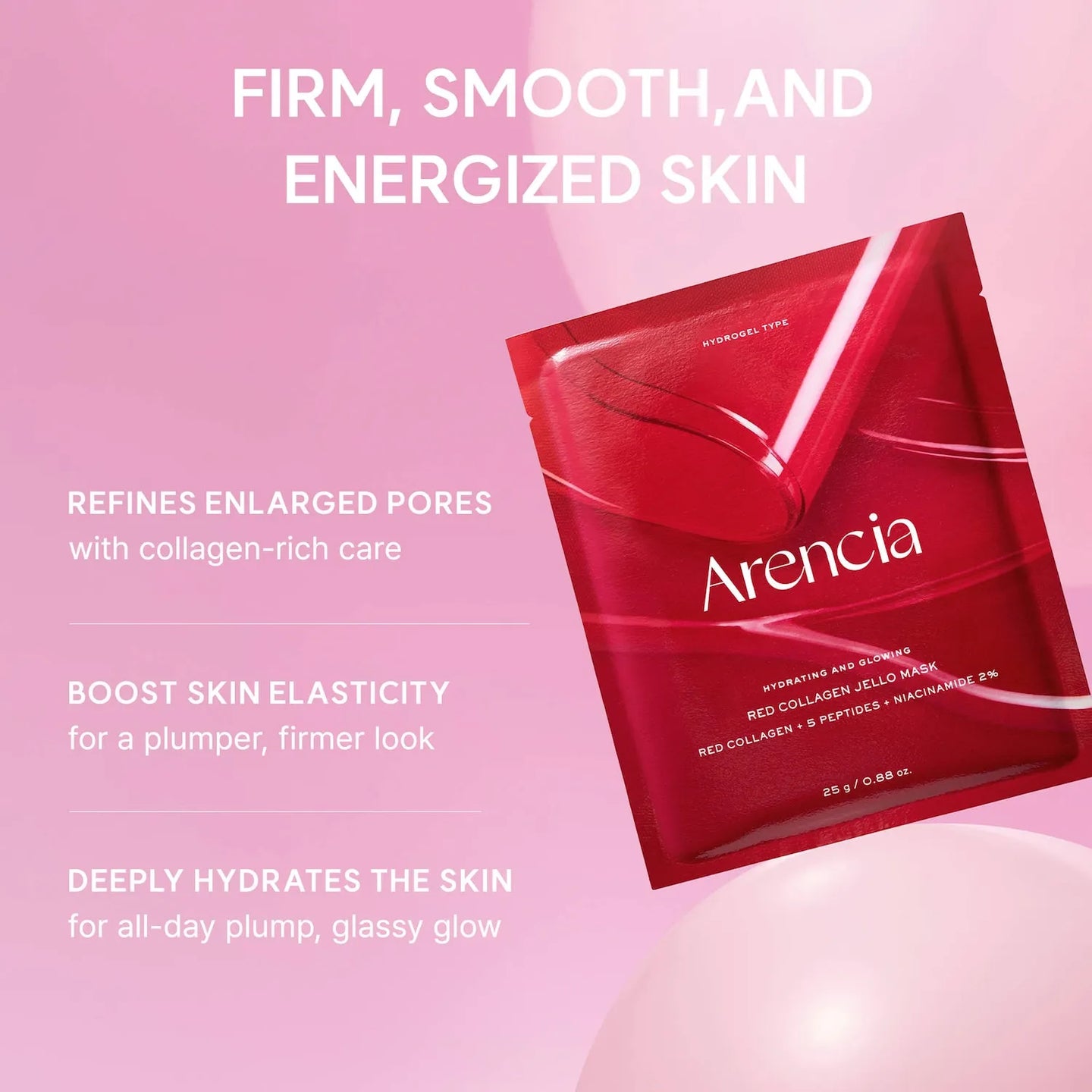ARENCIA Red Collagen Jello Mask