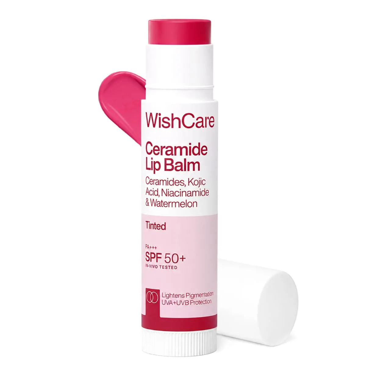 WishCare Ceramide Lip Balm Tinted With SPF 50 PA++++ 5g