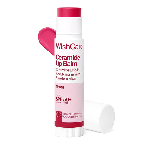 WishCare Ceramide Lip Balm Tinted With SPF 50 PA++++ 5g