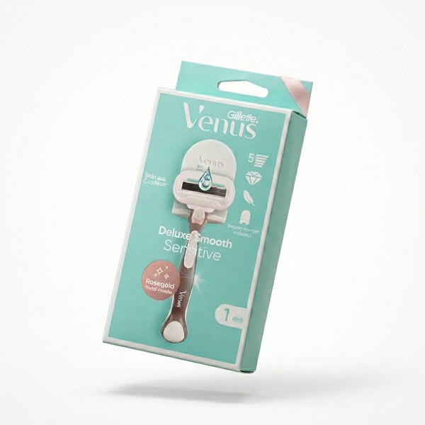 Gillette Venus Deluxe Smooth Sensitive Razor - Rose Gold