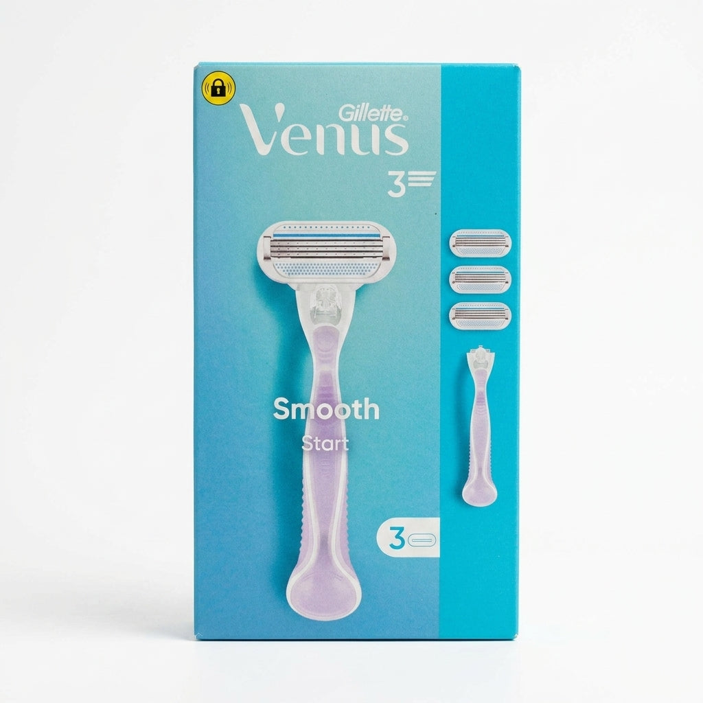 Gillette Venus Smooth Start  Razor with 3 Blades