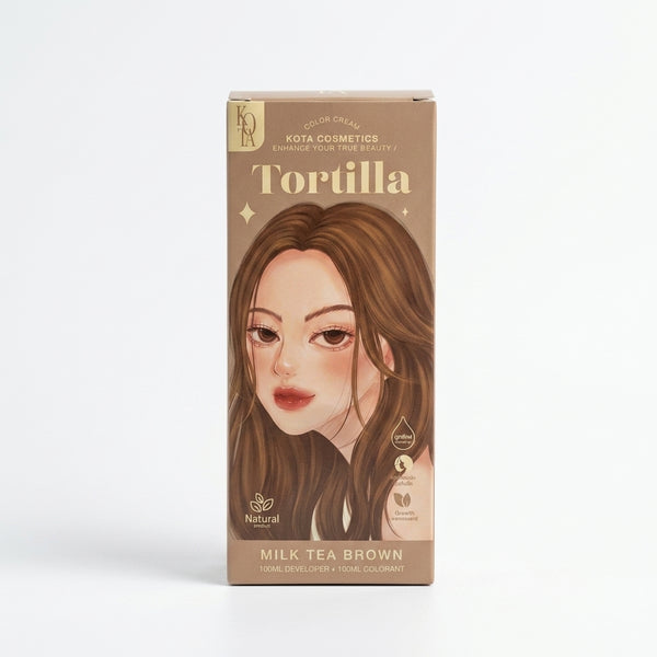 Kota Color Cream Hair Color Organic- Tortilla (Milk Tea Brown)