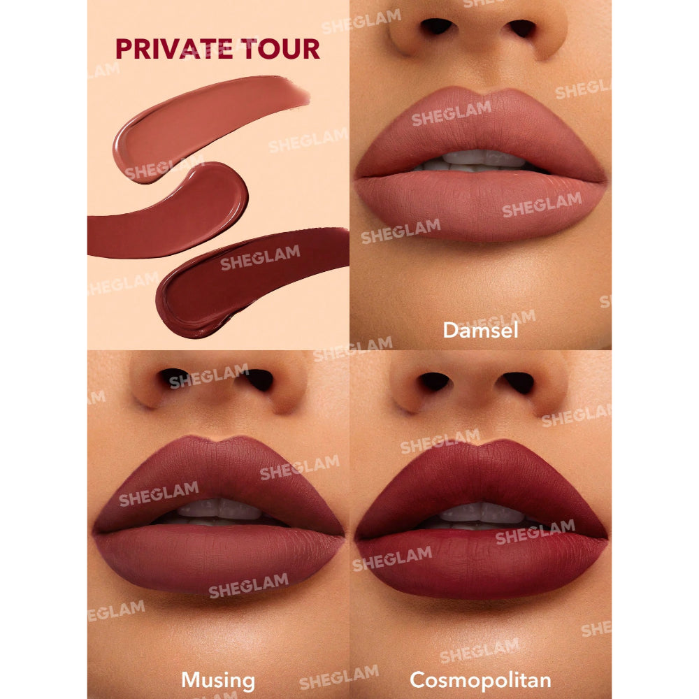 SHEGLAM Matte Allure Mini Liquid Lipstick Set