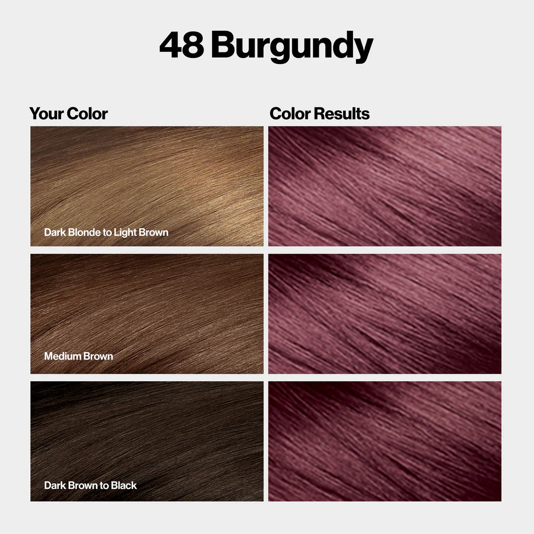 Revlon ColorSilk Beautiful Color Permanent Hair Dye- Burgundy (048)